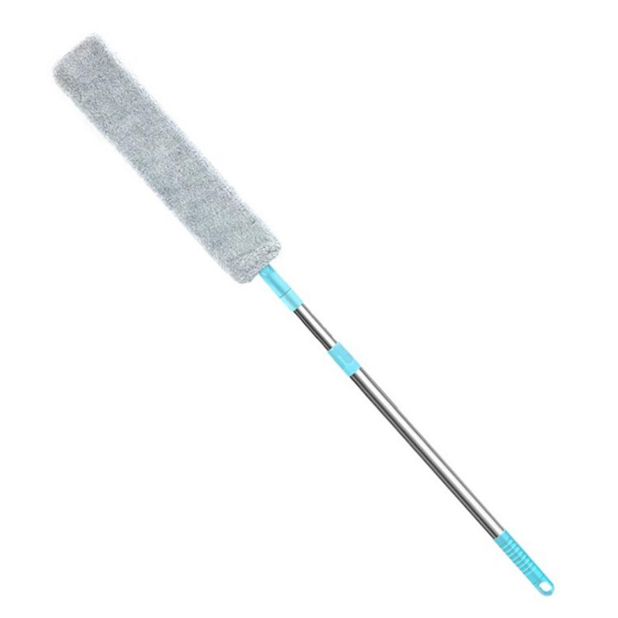 1set Microfiber Extendable Duster with Dusting Brush & Crevice Tool, Wet/Dry Use, Ideal for Furniture & Under-Sofa Cleaning