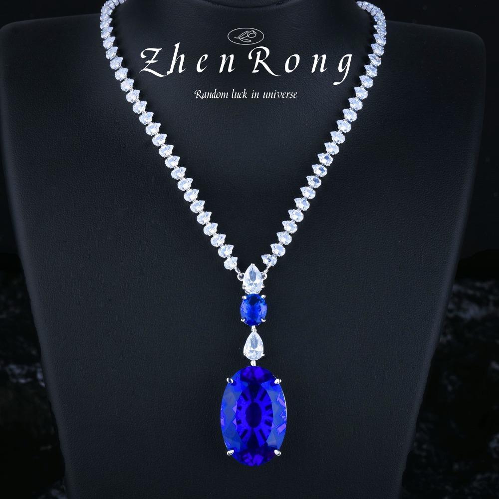 Elegant Fanta Padparadscha Full Diamond Bridal Jewelry Set Necklace Earrings Ring For Wedding