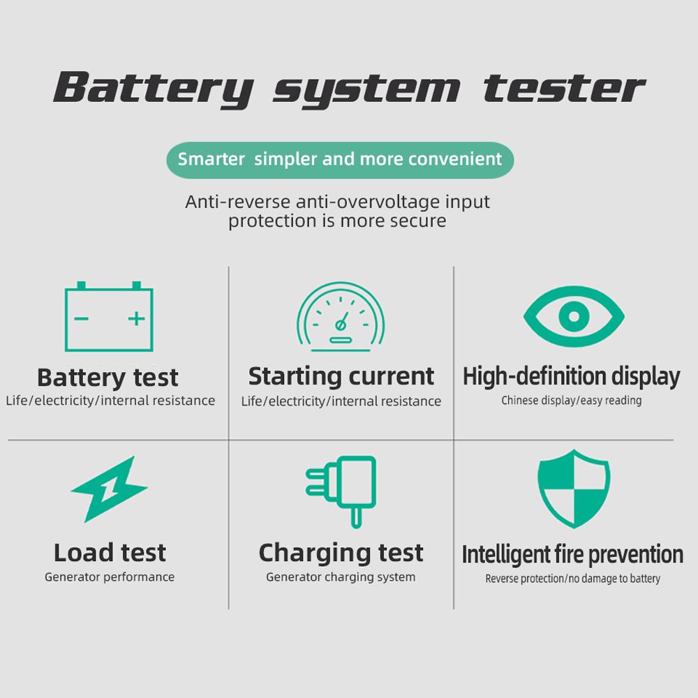 Electric Battery System Tester Multifunctional Battery Internal Resistance Voltage Discharge