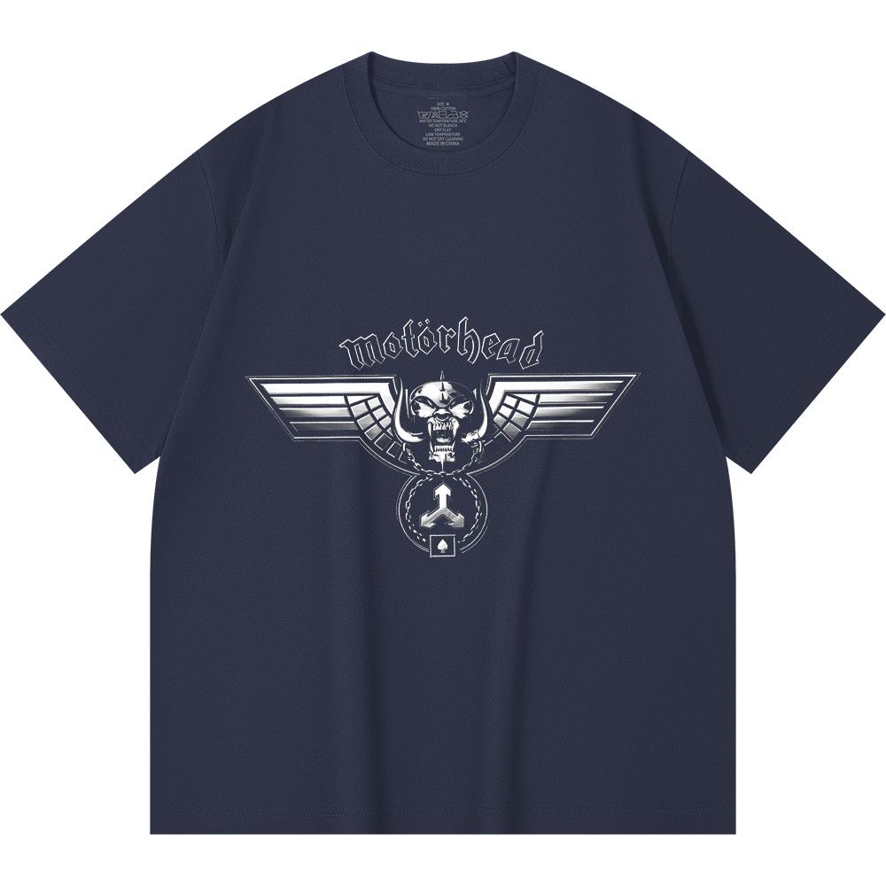 230 g/m² 100% Baumwolle Heavy Metal T-Shirt Rockband Beliebte Musik Druck Unisex Schweres Baumwoll-T-Shirt