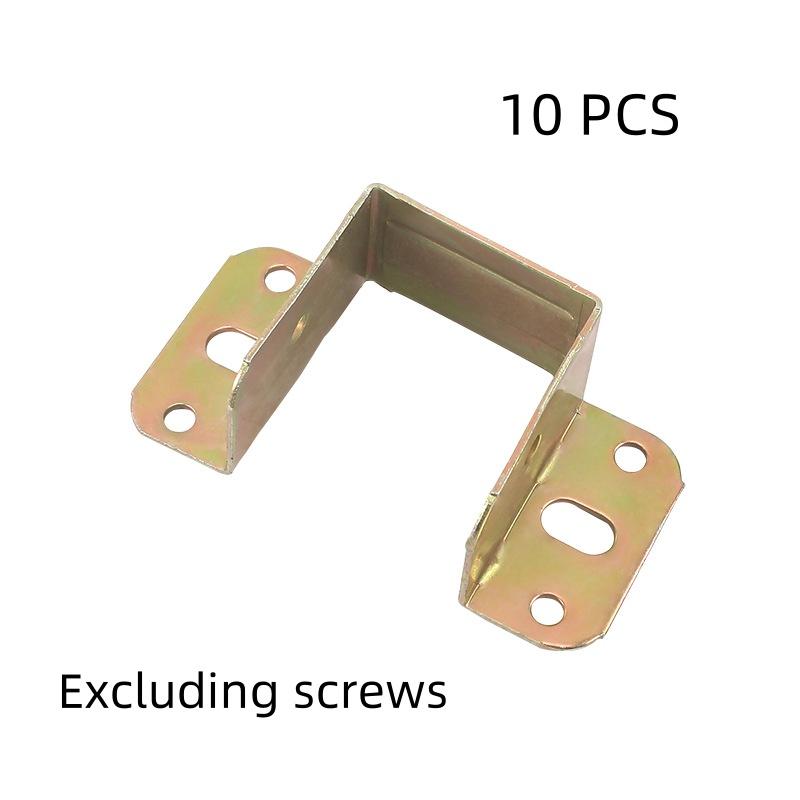 Durable Metal Bracket With Thickened Design For Bed Beam Support, Suitable For Fixing Industrial Hardware Accessories In Wooden