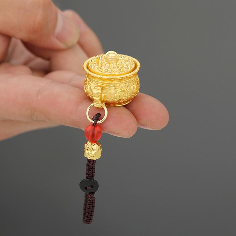 Creative Zodiac Cornucopia Keychain Chinese Style Lucky Pendant Keychain Exquisite Backpack Decoration Accessories Gifts