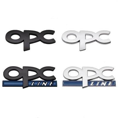 Pegatina con emblema para maletero de coche, línea OPC de metal 3D, accesorios para Insignia Corsa E Astra HJD Zafira Vectra