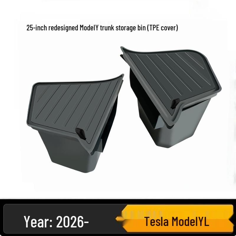 Eco-Friendly All-Weather TPE Floor & Trunk Mats for Tesla Model Y