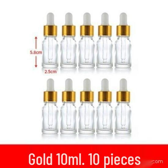 Glass Empty Dropper Bottle for Essential Oils, Perfume, and Cosmetics – Travel-Size Dispenser