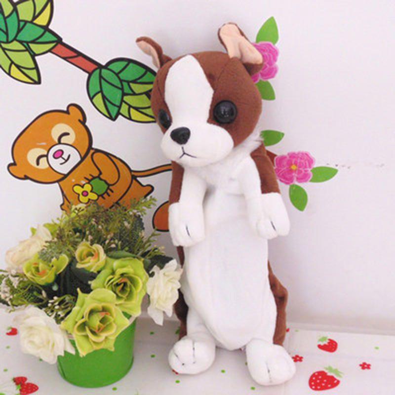 Charming Kawaii Dog Pencil Bag Plush Pencil Pouch Perfect For Makeup And Stationery Storage
