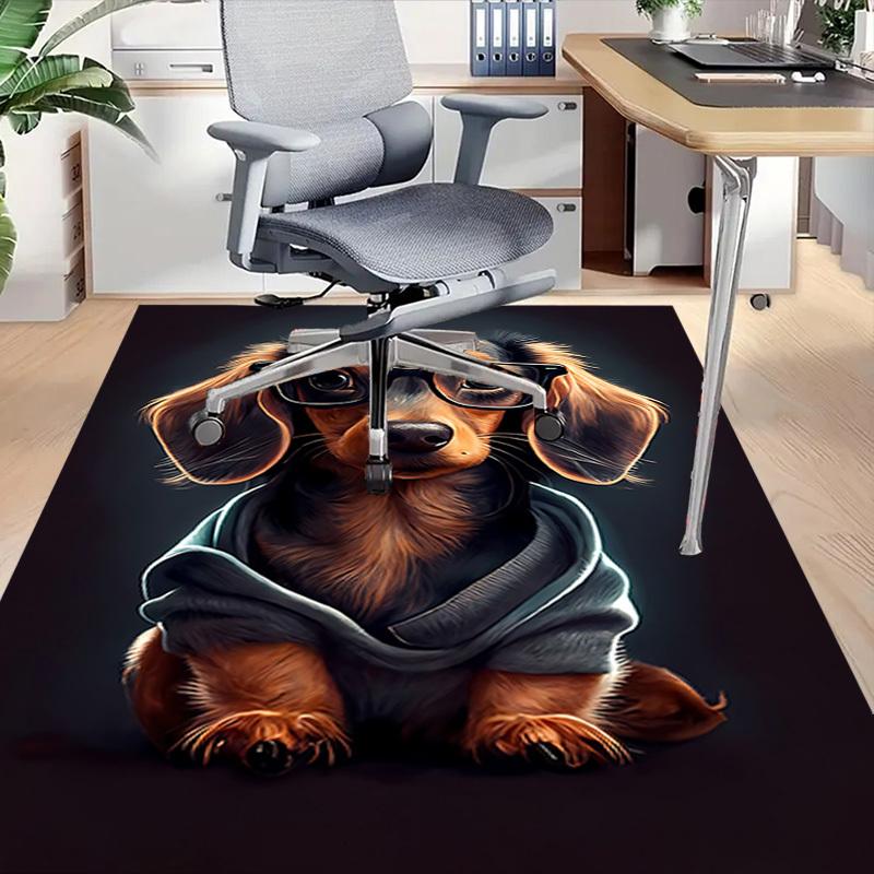 1PC Dog Glasses Extra Large Non Slip Floor carpet, Office, family, bedroom, Studio Large Area Rug Indoor Rugs