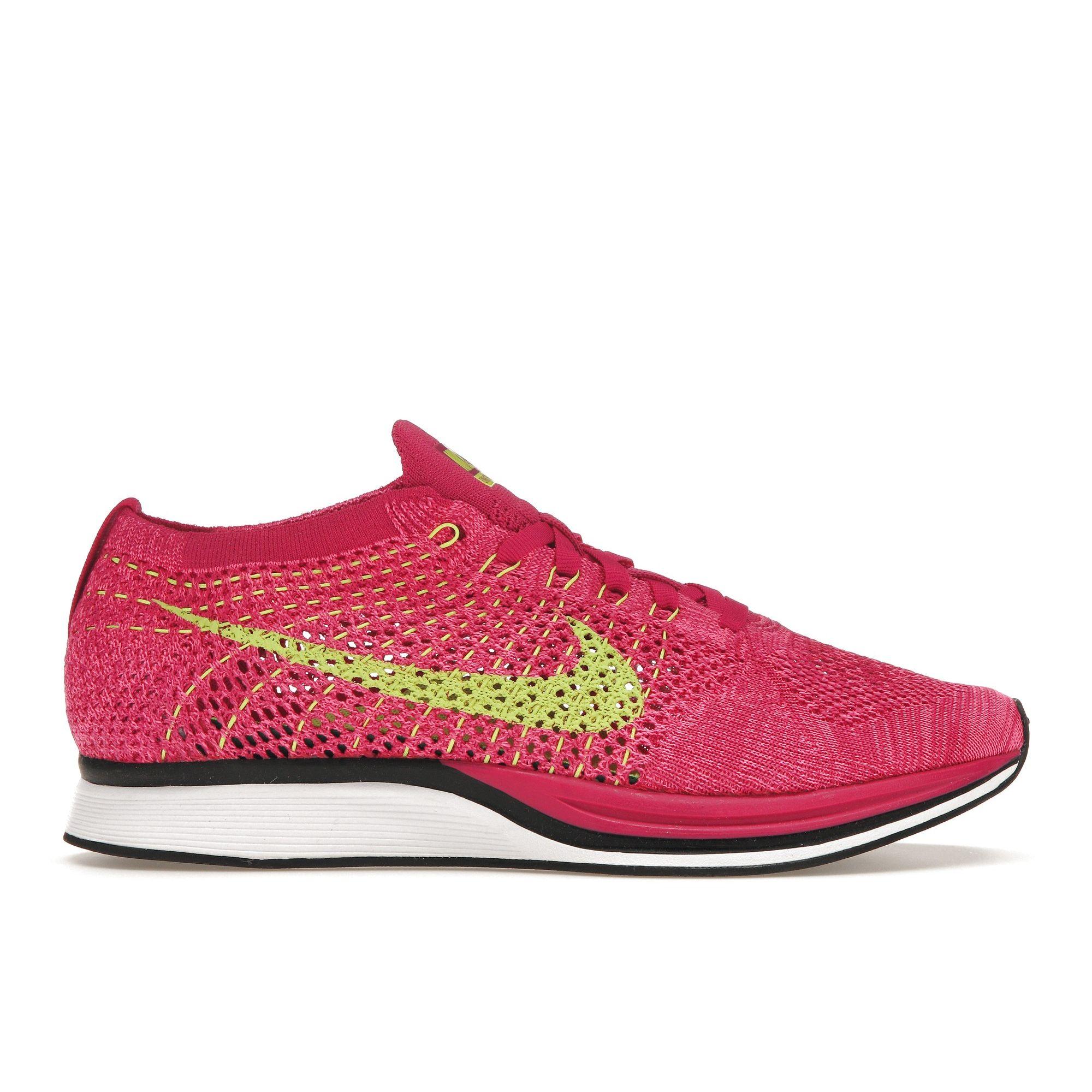 

Кроссовки унисекс Nike Flyknit Racer Fireberry Pink Pink-Flash-Volt 526628-607