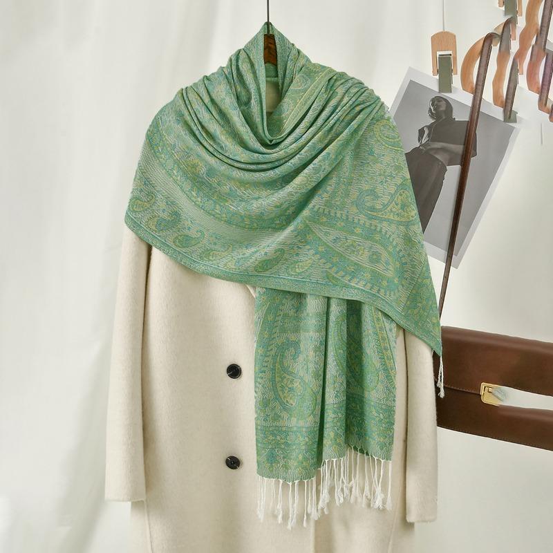 Spring and summer new cashew fringed long scarf Xiyin hot-selling popular outer shawl long scarf women