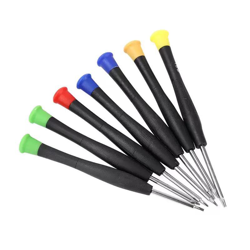 Hardened S2 Star Screwdriver Set for Mobile Phones & Computers (Bits T2-T6)