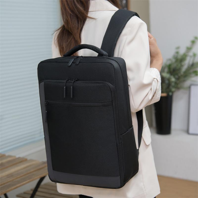 

Унисекс деловой и повседневный водонепроницаемый рюкзак для ноутбуков, студентов, путешествий и школы большой вместимости 30x13x42 cm серый