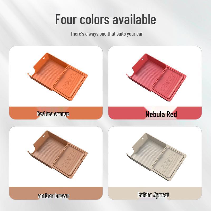 Compatible with 25 Models: AITO M8 Center Console Armrest and Lower Storage Box Accessories