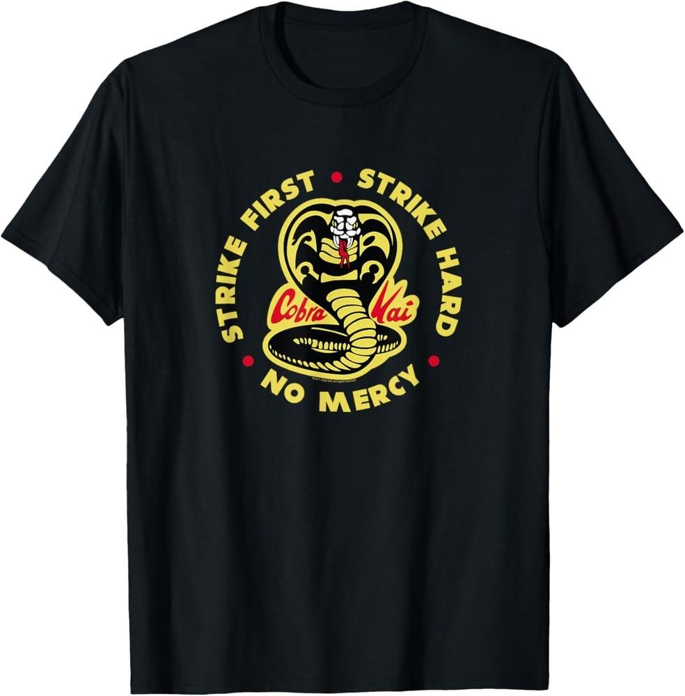Cobra Kai Strike First Cobra Logo TV Show T-Shirt Unisex T-Shirt