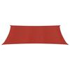 VidaXL Shade Sail 160 G-m² Red 2x5 M HDPE