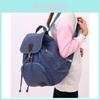 Solid Color Canvas Backpack With Soft Polyester Lining For Daily Commuting And Outdoor Activities