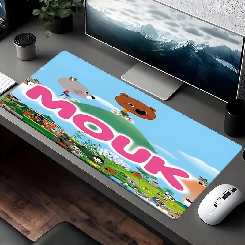 Mouk Theme Mouse Pad, Non Slip Rubber Base, Multifunctional Office & Home Decor, Perfect for Workspace Personalization.