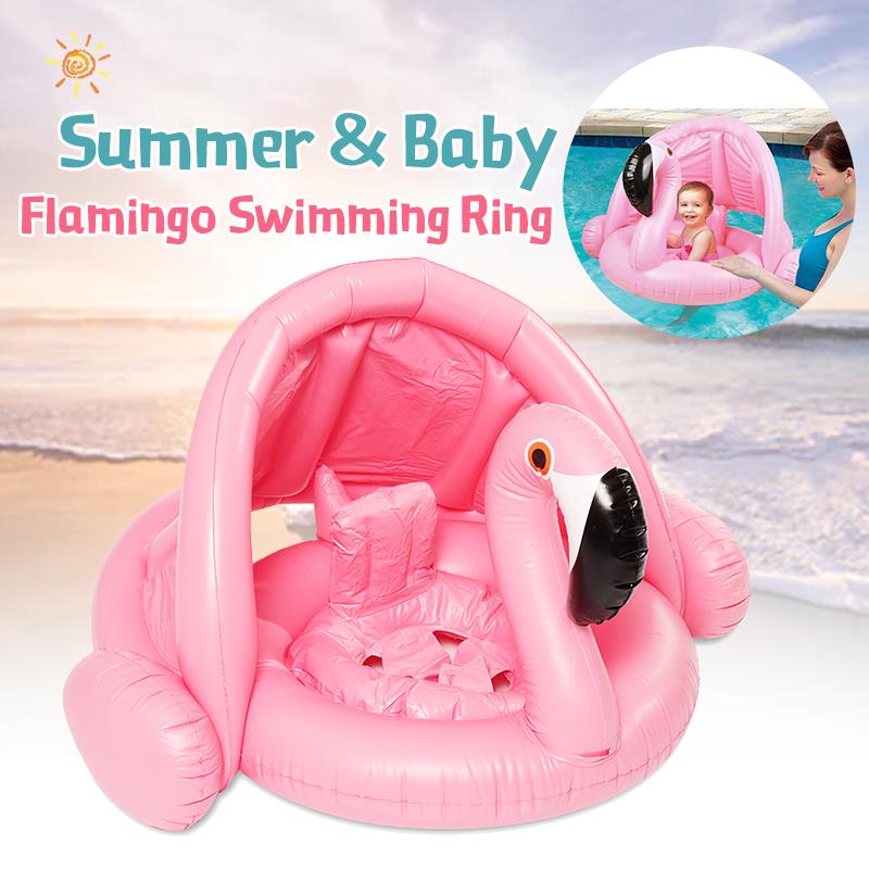 Buy New Summer Flamingo Swimming Ring 