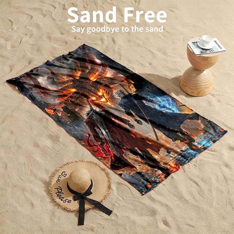 Devil May Cry Beach Towels Also Serve As Bath Towels Summer Essential a Musthave for the Outdoors the Beach and the Pool