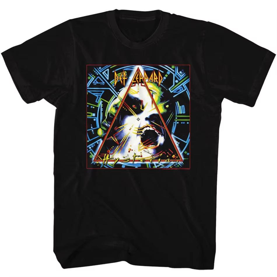 2026 Hard Rock Band Def Leppard Grafica Stampa Poster Classico Magliette Uomo Donna Moda Accessori Magliette Casual Top Oversize