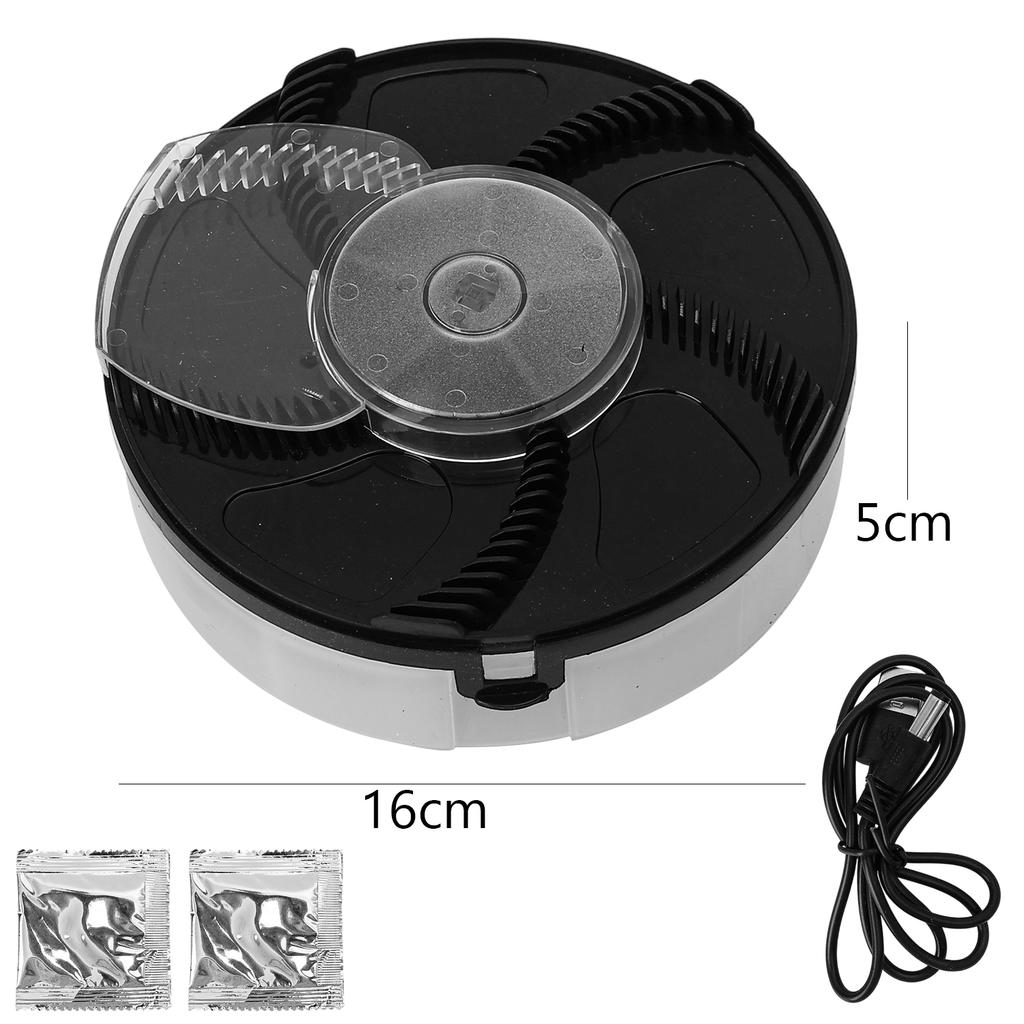 Electric Automatic Fly Catcher Plug-in Insect Trap Quiet Physical Pest Control Flytrap For Home Kitchen Indoor Pest Reject