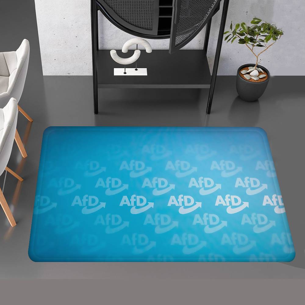 

Political AfD Logo Room Mats Anti-slip Absorb Water Long Strip Cushion Bedroon Mat Household Carpets 40x60cm