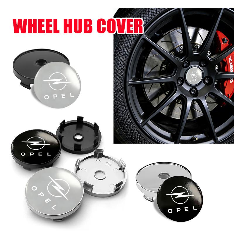 Wheel Center Sticker Emblem Rim Caps Hub Cover Logo Badge Decal For Opel Insignia Corsa Grandland Antara Zafira Mokka Ampera