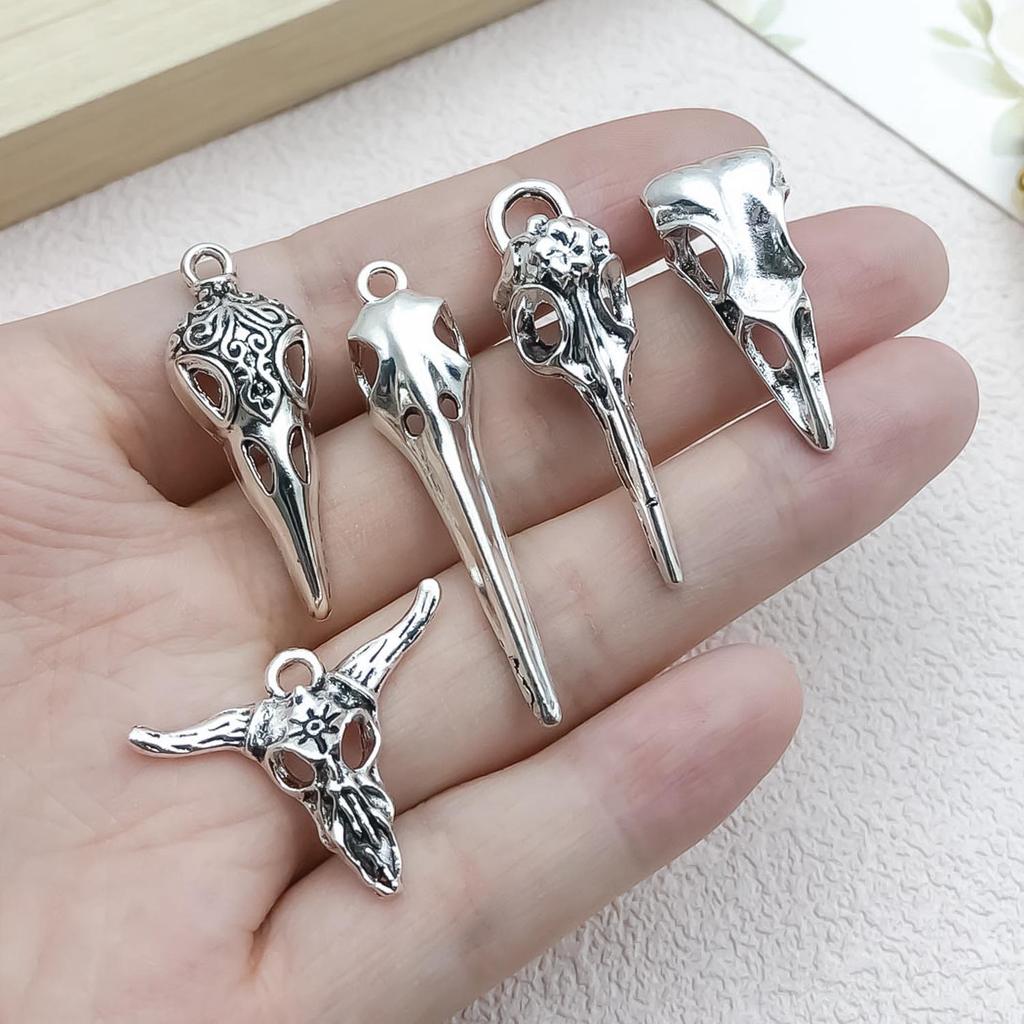 Personalized Tribal Bull Head Totem Pendant for DIY Bracelets and Necklaces