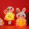 Luminous Rabbit Lantern Hanging Handheld Luminous Lantern Mid-Autumn Festival Lantern  Chidlren