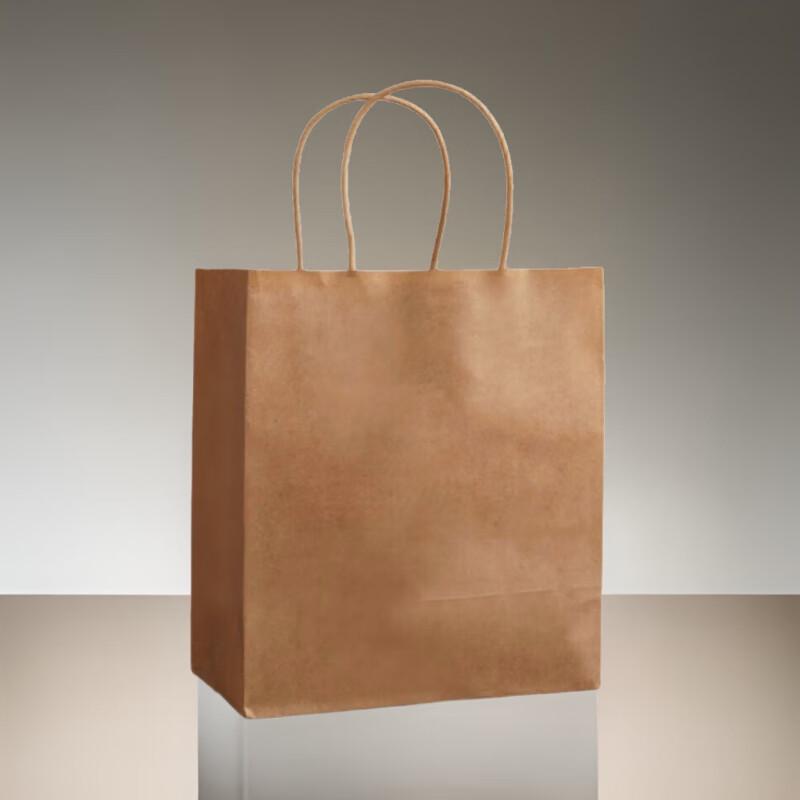 Commercial Kraft Paper Takeaway Handle Bags