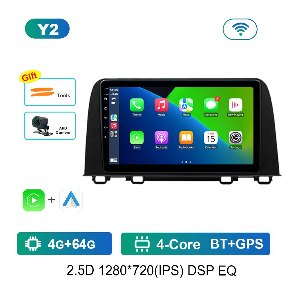 9 '' for Honda CRV CR-V 5 RT RW 2017 - 2019 Car Radio Multimedia Player Android Intelligent System GPS Navi WiFi+4G HD Screen
