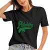 Philadelphia Shamrock Ladies Cotton T Shirt, Premium Cotton Graphic Print, Durable, Casual Fashion, Show Your Love For Philly And Irish Pride In Style