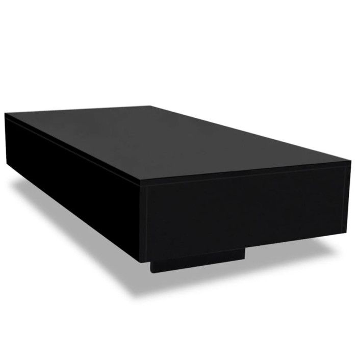 VidaXL Coffee Table High Gloss Black
