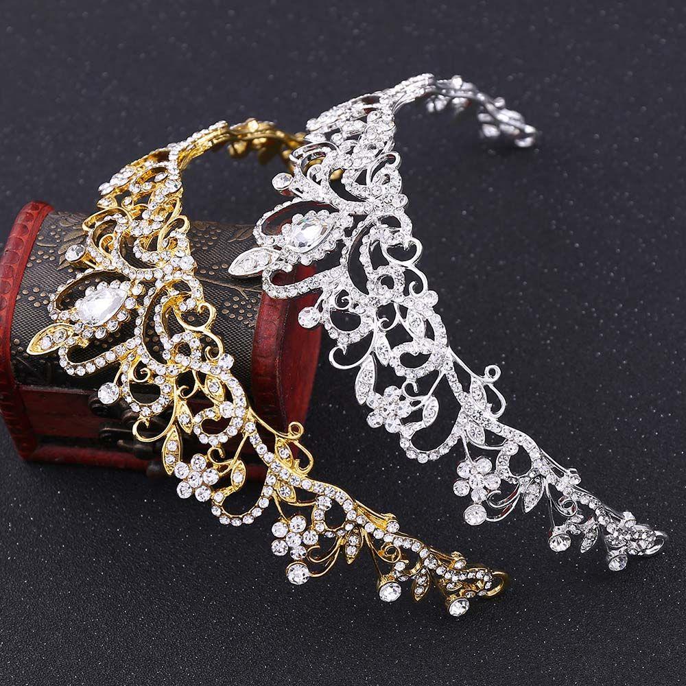 Crown Zinc Zinc Alloy  Crown Wedding Jewelry Bridal Crown Korean Style Bridal Headwear Women Tiara