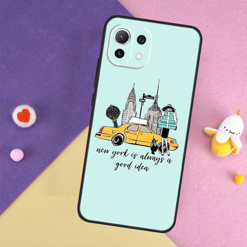 New York City Case For Xiaomi 14T 11T 12T 13T Pro 13 14 15 Ultra POCO X7 Pro X3 X5 X6 F5 F6 M6 Pro Cover
