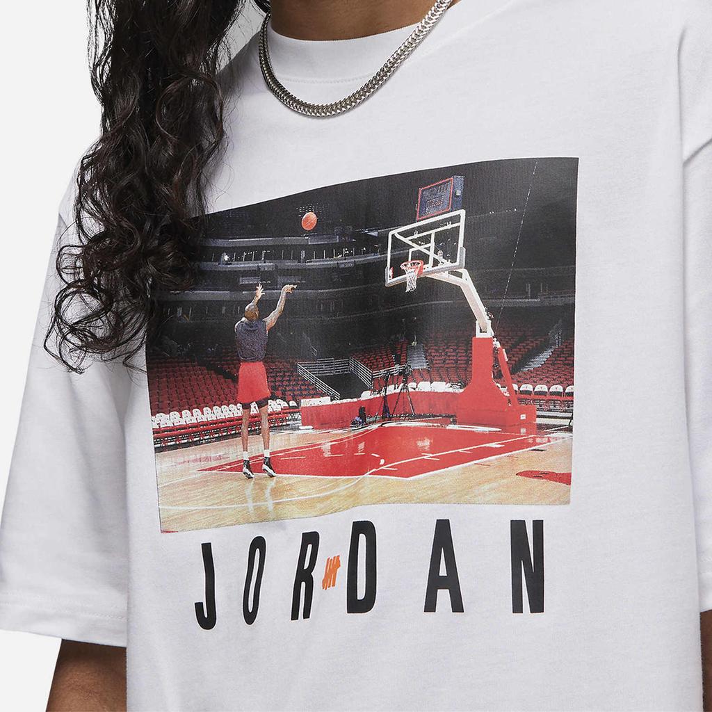 Jordan X Undefeated Undefeated X Jordan Capsule Print Crewneck T-Shirt V3 Men Tops White DX6030-100