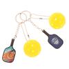 Pickleball Key Holder Car Key Chain Pendant Pickleball Keyring For Party Hoilday Handbag Wallets Birthday Gifts Accessories