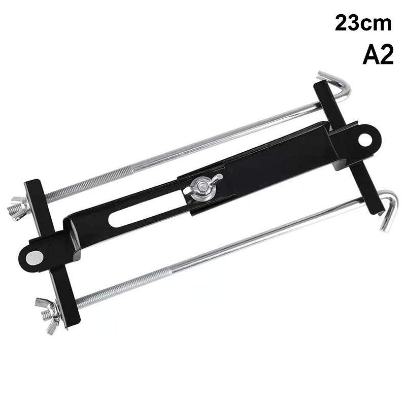 Universal Car Adjustable Battery Tray Bracket Storage Battery Holder Tray Mount Hold Down Clamp Bracket Kit For Auto Suv