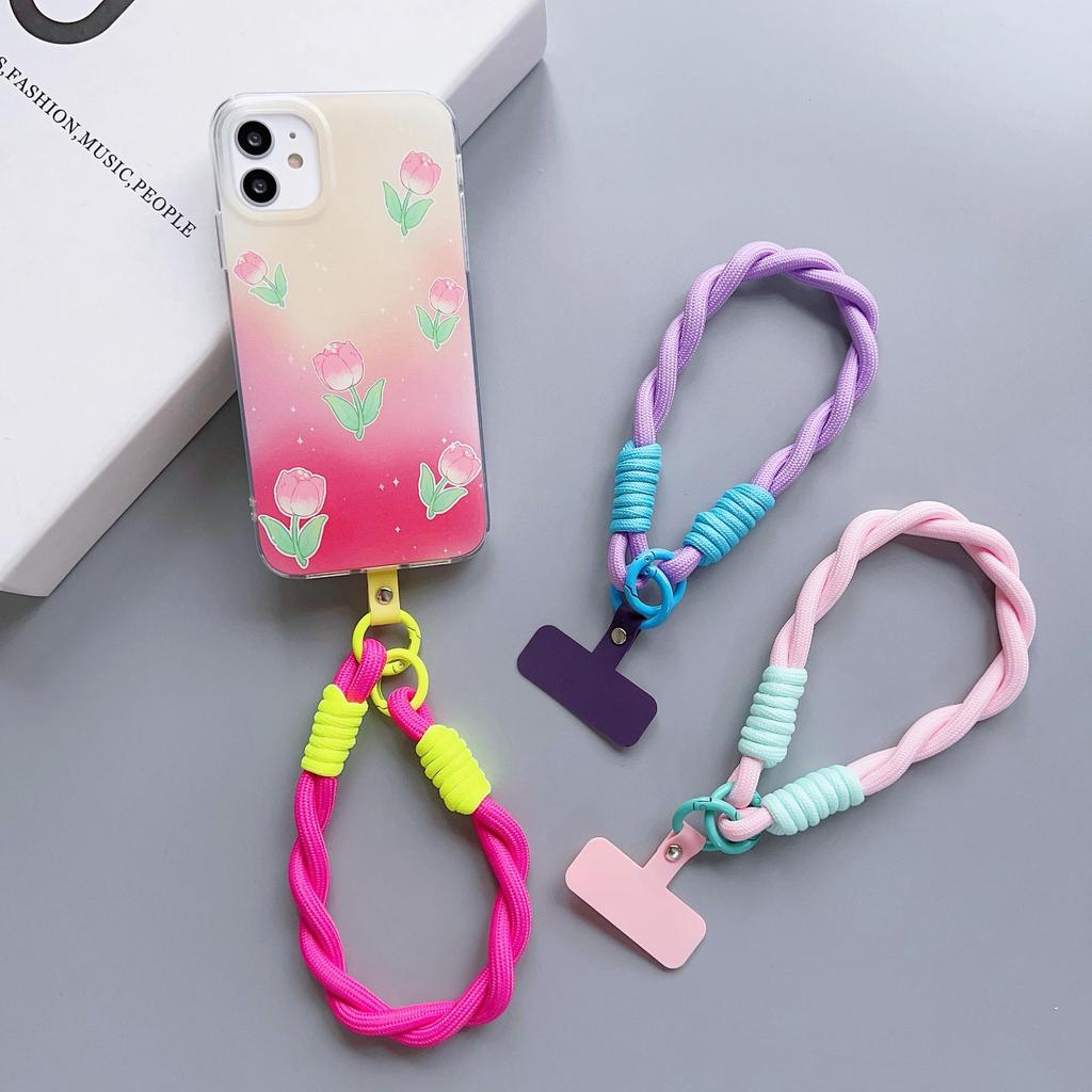 Anti-Lost Phone Lanyard with Wrist Pad and Clip Pendant