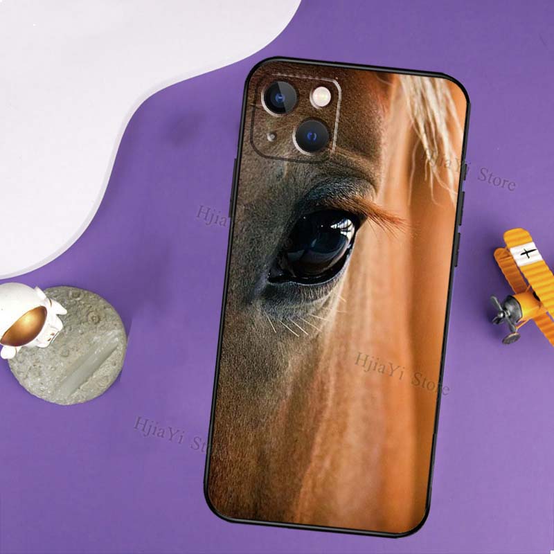 

Красивый элегантный коричневый чехол с изображением лошадей для iPhone 13 Pro X XS Max XR 7 8 Plus, чехол для iPhone 12 Mini 11 Pro Max SE 2020 iphone 5 5S