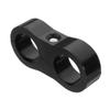 8pcs AN8 16MM Braided Hose Separator Clamp Fitting Adapter Bracket Black