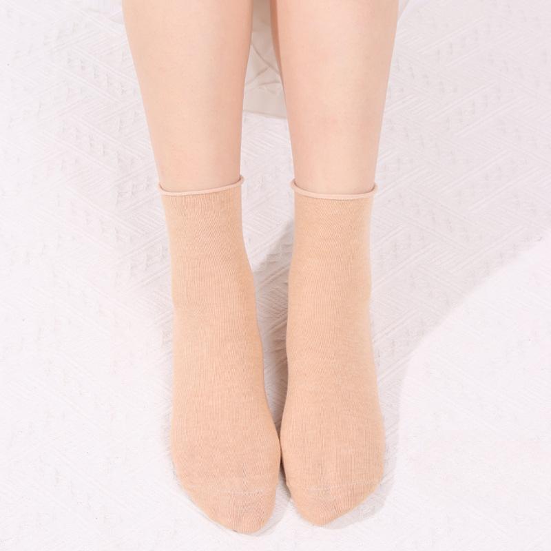 Ladies Spring and Autumn New Leisure Loose Mouth Pregnant Woman Month Son Short Tube Socks