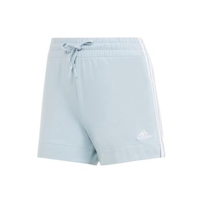 Essentials Slim 3-Stripes Shorts Women Shorts Blue IR7460