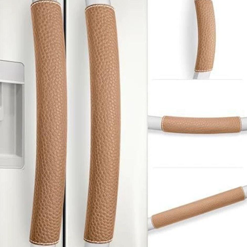 PU kůže Kryt kliky dveří chladničky Čisté Kryty bezpečnostních pásů do auta Šmouhy Dekor Domácnost