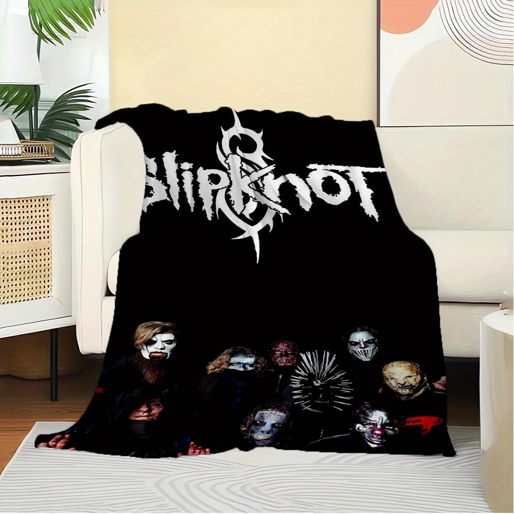 

1 шт. Slipknot, Хэви-метал, Маски Фланелевое одеяло Легкое Мягкое для Всех Сезонов, Идеально для Дивана, Офиса, Кровати, Путешествий, Кемпинга Плед65 80cm x 120cm