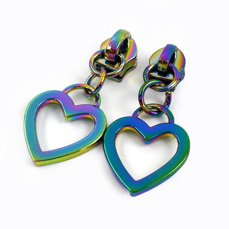 5-30Pcs Meetee 5# Nylon Zipper Puller Down Jackets Bags Zippers Sliders Garment Zips Head Repair Kits DIY Sewing Accessories