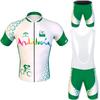 Andalucia Team Cycling Jersey Set Summer Clothing Road Bike Shirts Suit Bicycle Bib Shorts MTB Wear Maillot Ropa