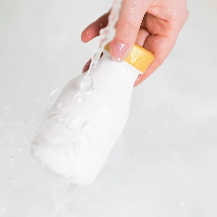 

Milky Bath Bubble Bottle 190g - Reusable Bubble Bar/Bath