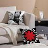 Red Hot Chili PPeppers band Cushion Cover Throw Pillow Cover Hidden Button Durable Polyester Chair Cushion