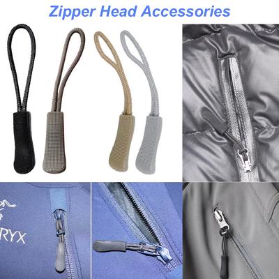 10x Zipper Pulls Reflective Zip Puller Cord Ends Lock for Backpack Clothes