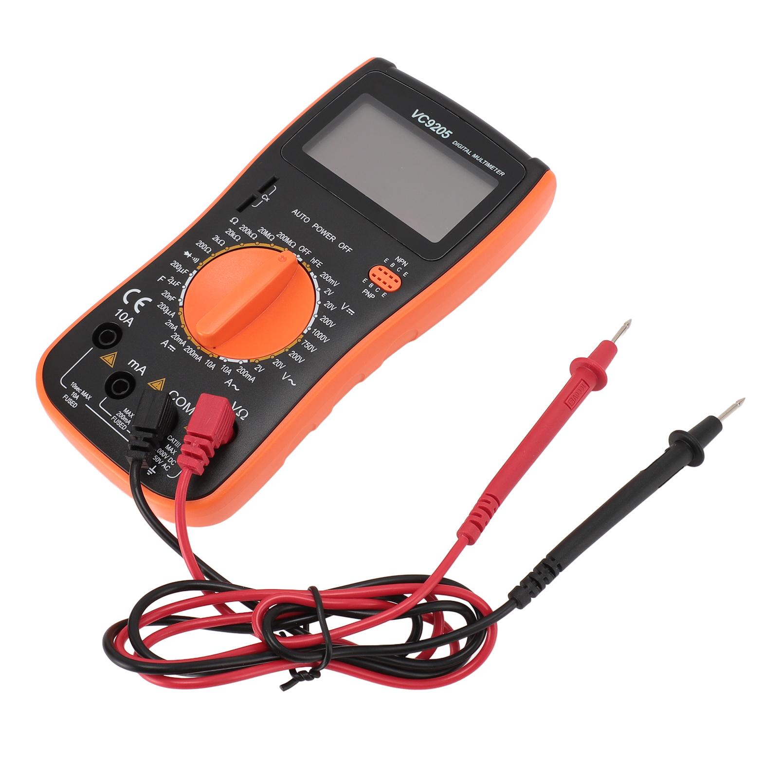 

Цифровий мультиметр Електронний омметр Вольтметр Напруга Струм Опір Ємність Тестер